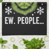 Weihnachtskatze Ew People Meowy Cat Lovers Geschirrtuch (Gefaltet)
