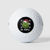 Weihnachtskatze Ew People Meowy Cat Lovers Golfball (Vorderseite)