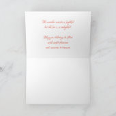 Weihnachtskatze Feiertagskarte (Innenseite)