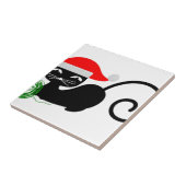 Weihnachtskatze Fliese (Seite)