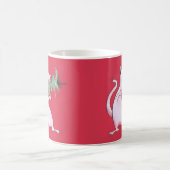 Weihnachtskatze Funny Evil Kitty Weihnachtsbaum Kaffeetasse (Mittel)