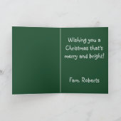 Weihnachtskatze Funny Tree Einladung (Innenseite)