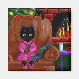 Weihnachtskatze Geschenk Kreationen Magnet