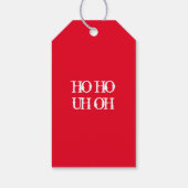 Weihnachtskatze Geschenkanhänger (Rückseite)