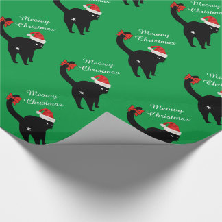 Weihnachtskatze Geschenkpapier