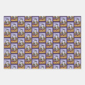 Weihnachtskatze Geschenkpapier Set (Vorderseite 3)