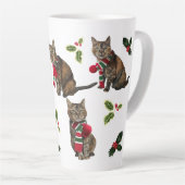Weihnachtskatze Hohe Tasse (Rechte Ecke)