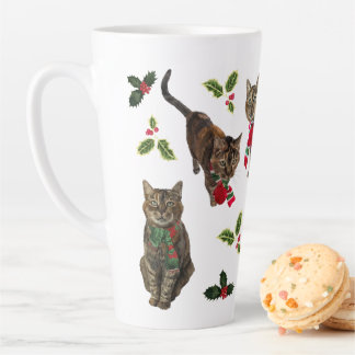 Weihnachtskatze Hohe Tasse