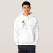 Weihnachtskatze Hoodie (Vorne ganz)