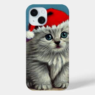Weihnachtskatze im Weihnachtsmannmütze Case-Mate iPhone Hülle