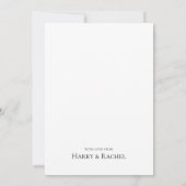 Weihnachtskatze in Aquarellfarben - Nicht Foto Wei Einladung (Rückseite)