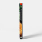 Weihnachtskatze iPhone Hülle (Linke Seite)