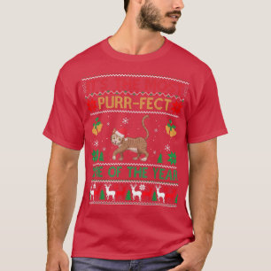 Weihnachtskatze ist die perfekte Zeit des Jahre T-Shirt