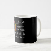 Weihnachtskatze Kaffeetasse (VorderseiteRechts)