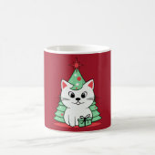 Weihnachtskatze Kaffeetasse (Mittel)