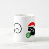 Weihnachtskatze Kaffeetasse (Mittel)