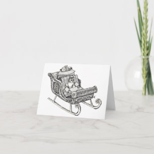 Weihnachtskatze Karte