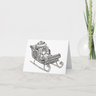 Weihnachtskatze Karte