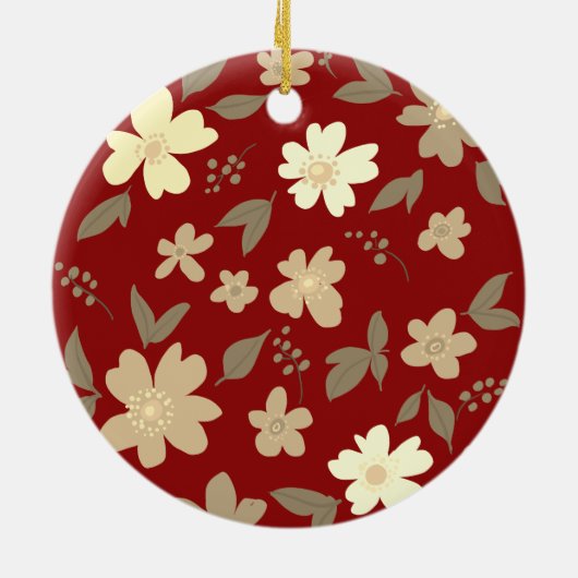 Weihnachtskatze Keramik Ornament (Hinten)