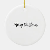 Weihnachtskatze Keramik Ornament (Hinten)
