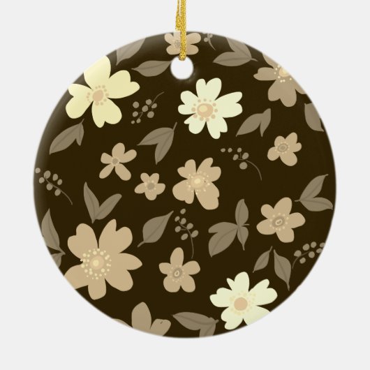 Weihnachtskatze Keramik Ornament (Hinten)
