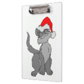 WEIHNACHTSKATZE KLEMMBRETT (Links)