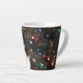 Weihnachtskatze Latte Tasse (Rechte Ecke)