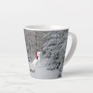 Weihnachtskatze Latte Tasse! Milchtasse