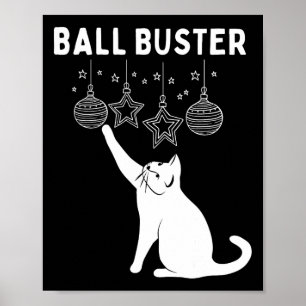 Weihnachtskatze Ll Buster Weihnachtsbaumanhänger L Poster