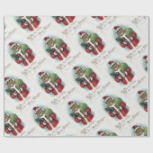 Weihnachtskatze, Louis Wain Geschenkpapier (Flach)