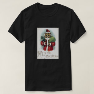 Weihnachtskatze, Louis Wain T-Shirt