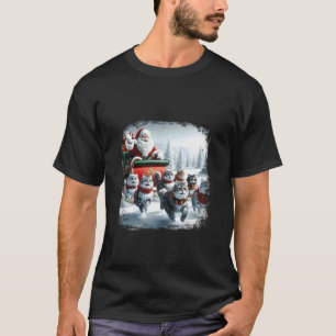 Weihnachtskatze Lustige Katzen für Jedermann Xmas T-Shirt