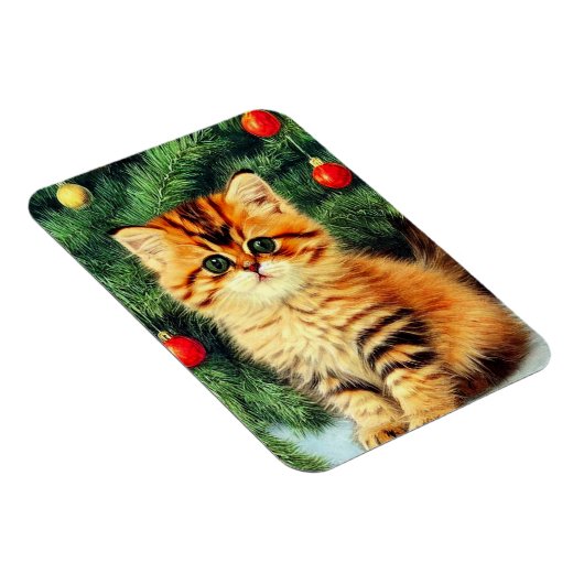 Weihnachtskatze Magnet (Rechte Seite)