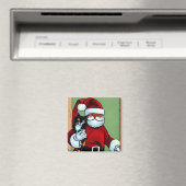 Weihnachtskatze Magnet (In Situ (Geschirrspüler))