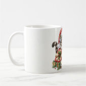 Weihnachtskatze mit Geschenken Kaffeetasse (Links)