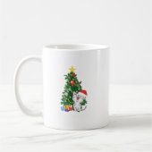 Weihnachtskatze mit Weihnachtsbaum Kaffeetasse (Links)