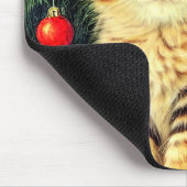 Weihnachtskatze Mousepad (Ecke)
