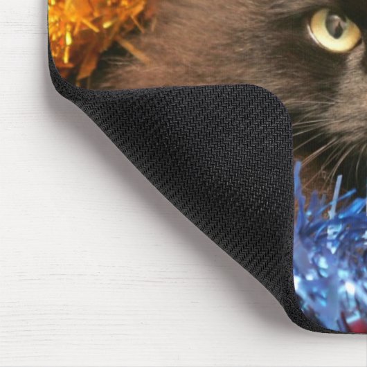 Weihnachtskatze Mousepad (Ecke)