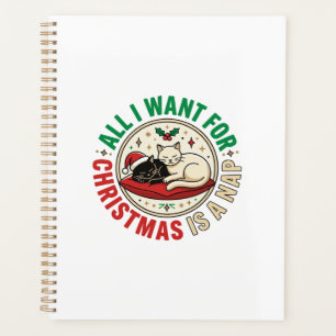 Weihnachtskatze Nap Urlaub Design Planer