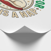 Weihnachtskatze-Nickerchen-Urlaubsdesign Geschenkpapier (Ecke)