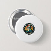 Weihnachtskatze Niedliche Kitty Gestaltung - Weihn Button (Vorne & Hinten)