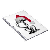 Weihnachtskatze Notizblock (Rechte Seite)