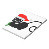 Weihnachtskatze Notizblock (Rotiert)