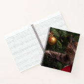 Weihnachtskatze Notizblock (Innenseite)