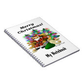 Weihnachtskatze Notizblock (Rechte Seite)