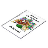 Weihnachtskatze Notizblock (Linke Seite)