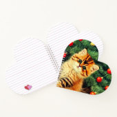 Weihnachtskatze Notizblock (Innenseite)