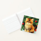 Weihnachtskatze Notizblock (Innenseite)