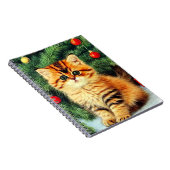 Weihnachtskatze Notizblock (Rechte Seite)