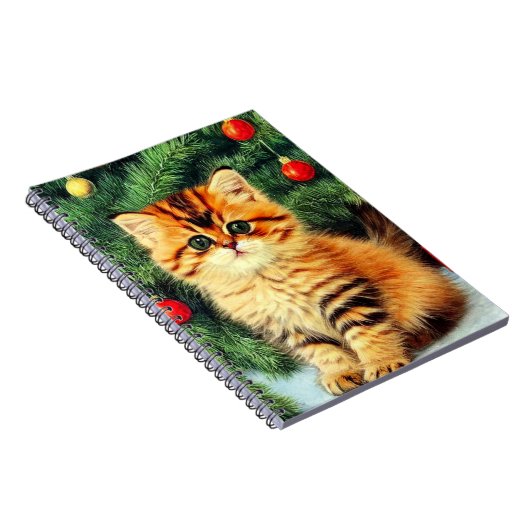 Weihnachtskatze Notizblock (Rechte Seite)